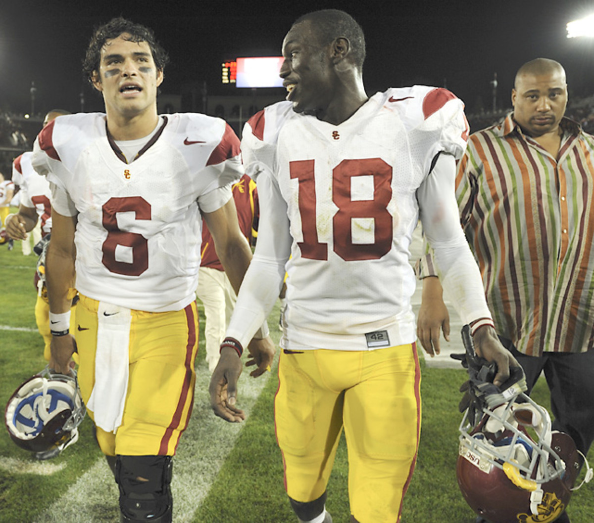 Mark Sanchez and Damian Williams