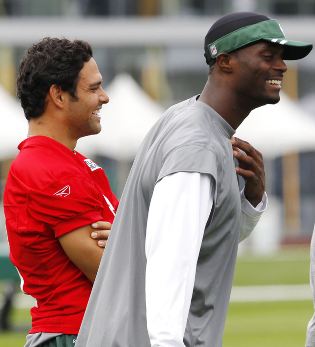 Mark Sanchez and Plaxico Burress
