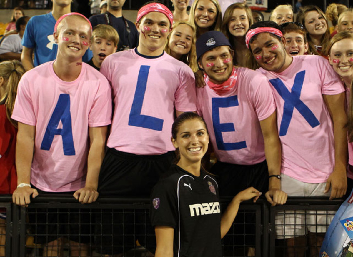 Alex Morgan and Fans