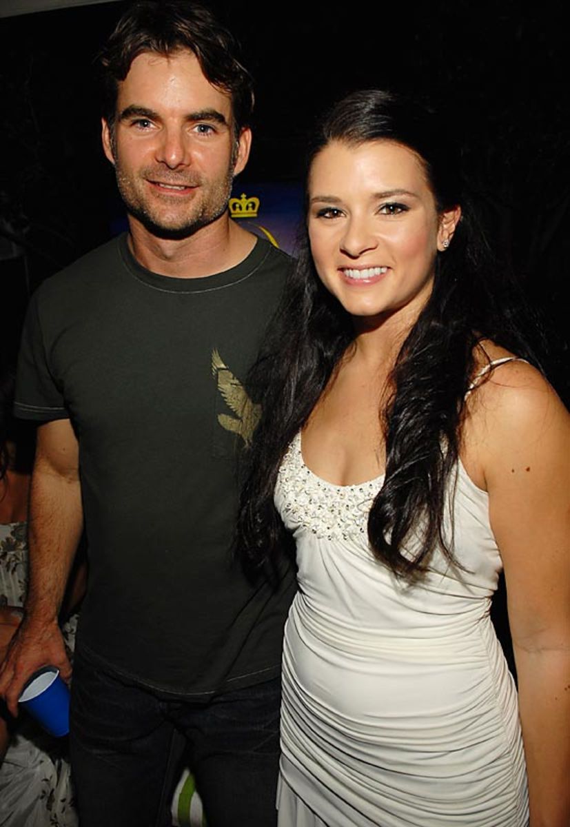 Jeff Gordon and Danica Patrick