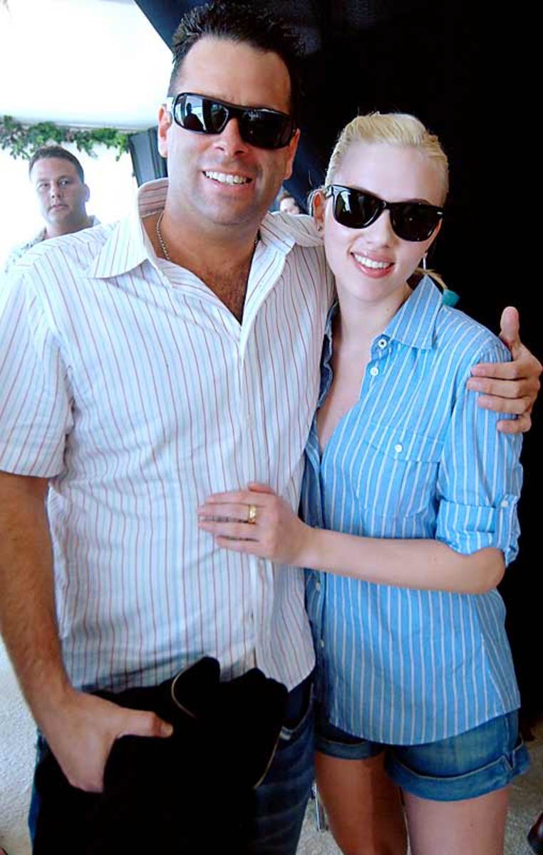 Randall Emmett and Scarlett Johansson
