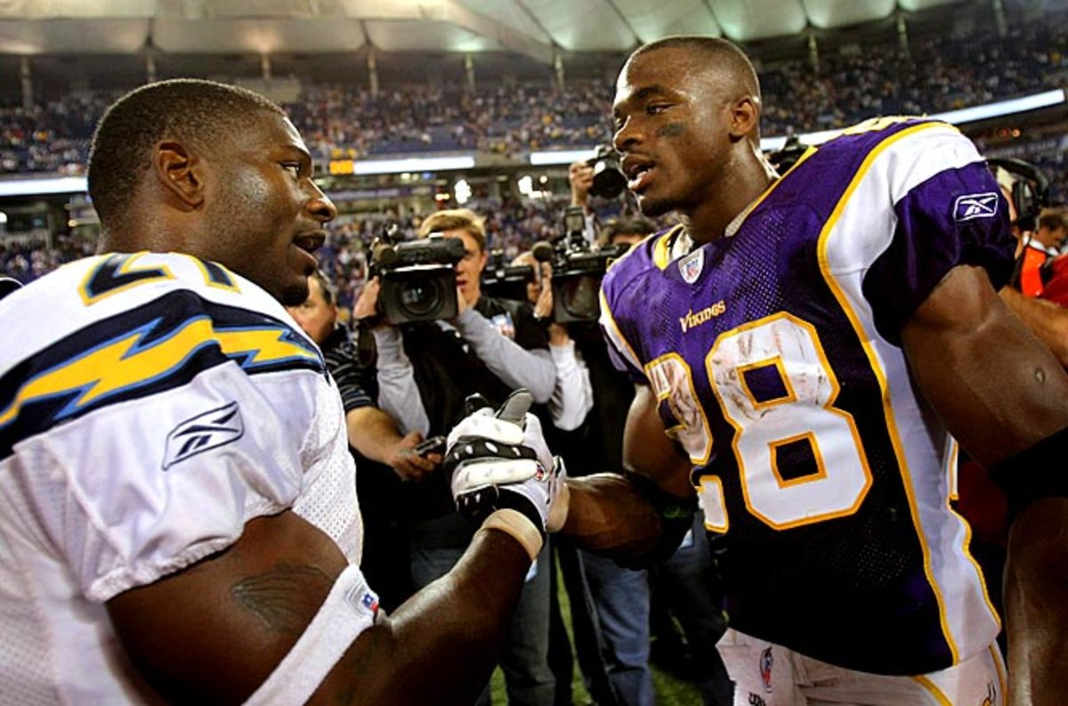LaDainian Tomlinson and Adrian Peterson