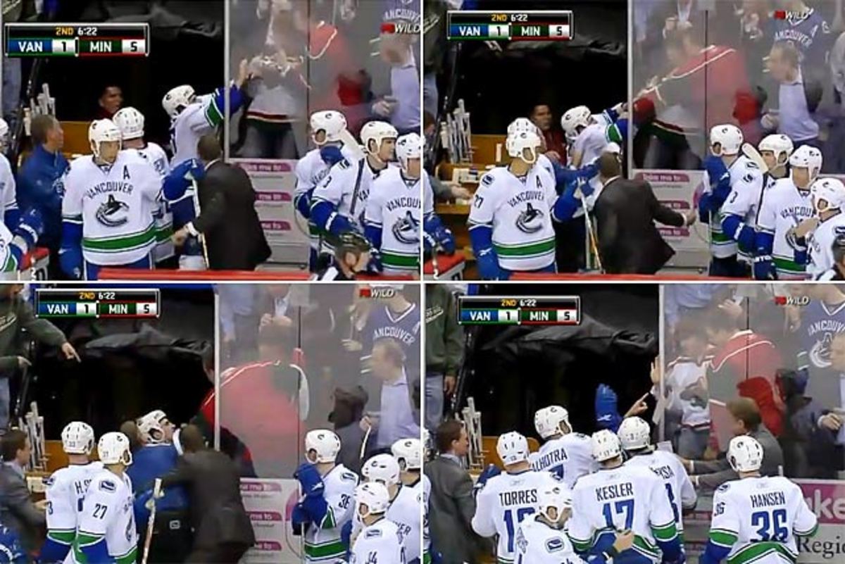 Rick Rypien vs. Wild fan