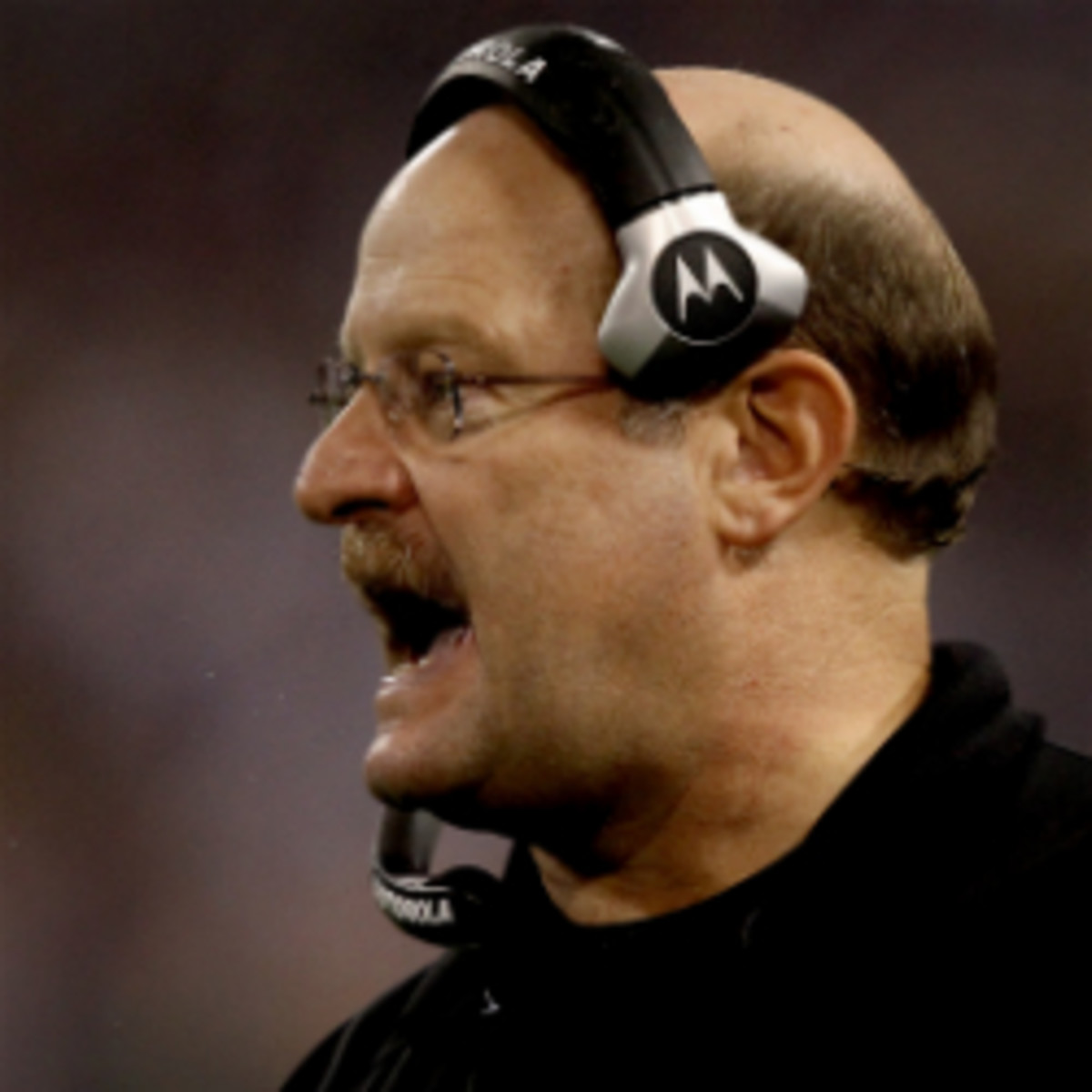 Brad Childress is reportedly being considered for the vacant coaching position at Wisconsin. (Matthew Stockman/Getty Images)