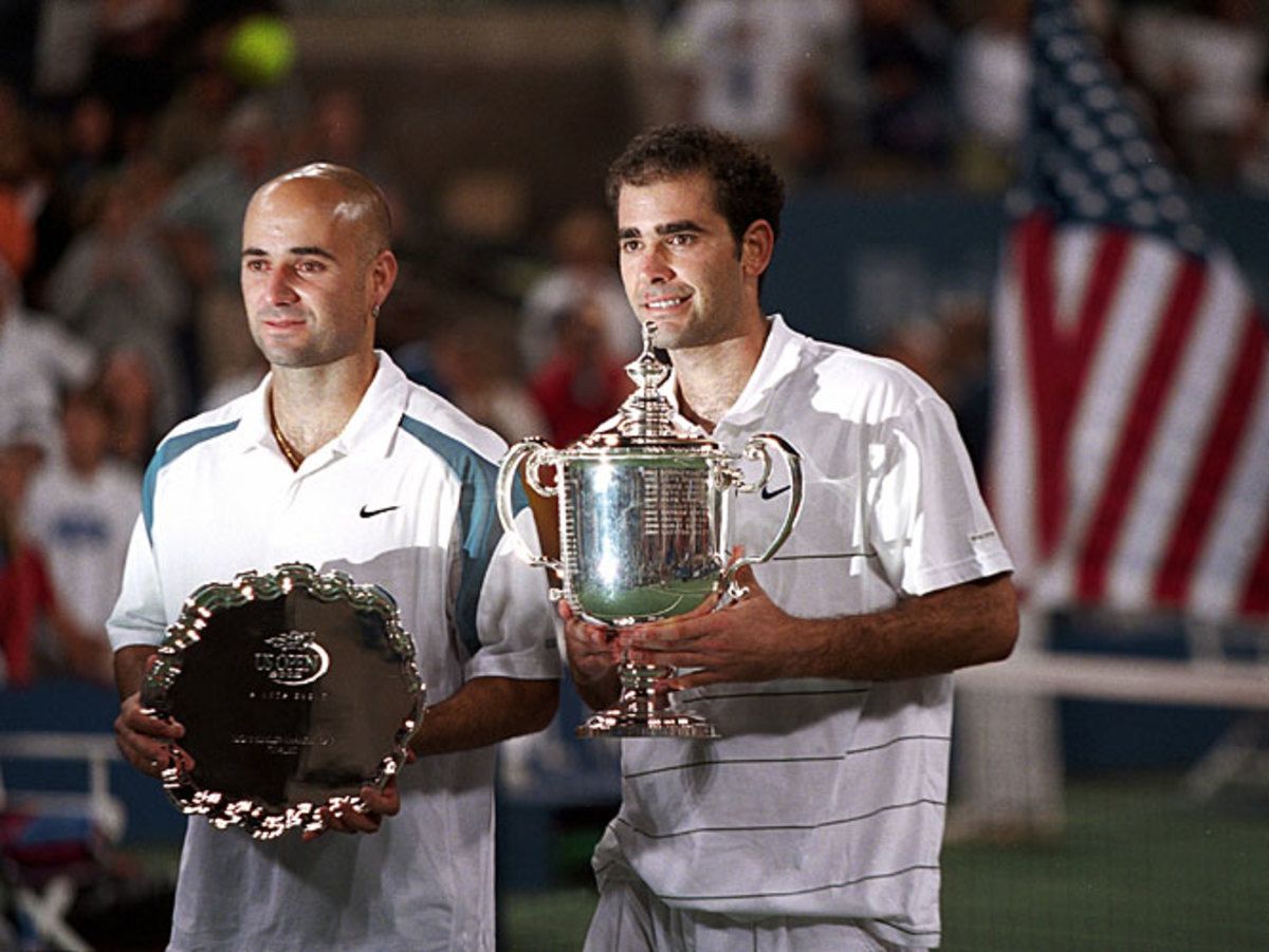 Pete Sampras and Andre Agassi