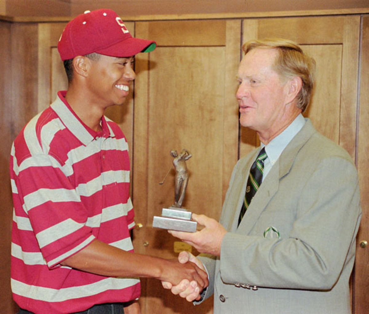 Tiger Woods and Jack Nicklaus