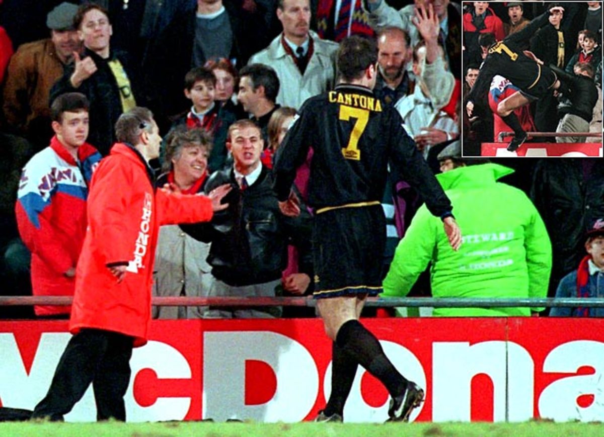 Eric Cantona vs. Crystal Palace fan