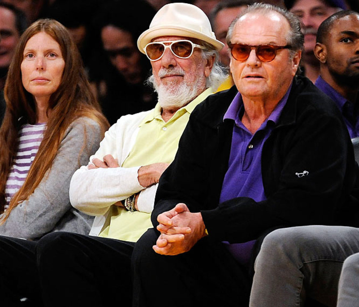 Page Hannah, her husband Lou Adler and Jack Nicholson