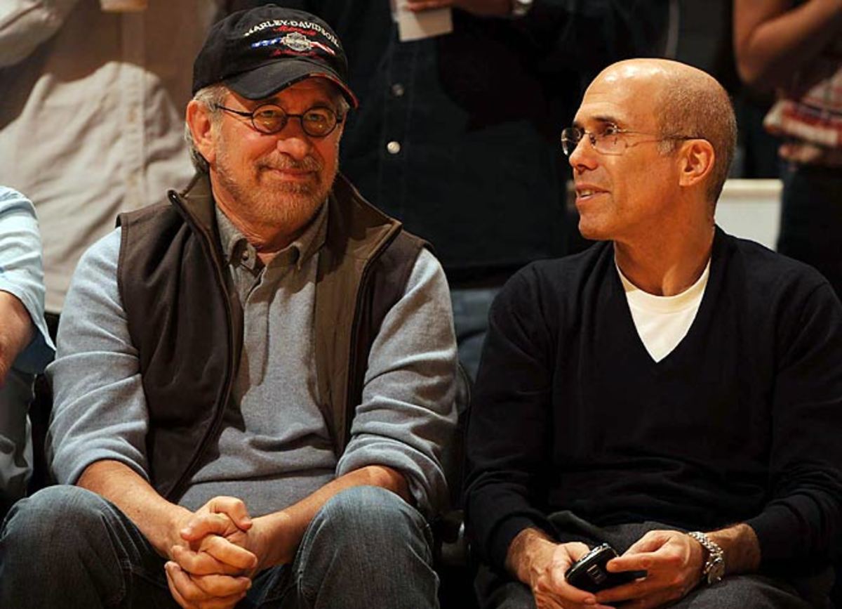 Steven Spielberg and Jeffrey Katzenberg