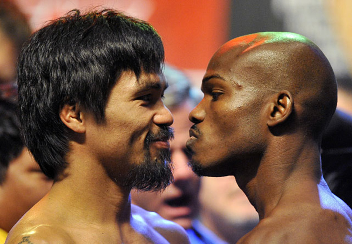 Manny Pacquiao and Timothy Bradley