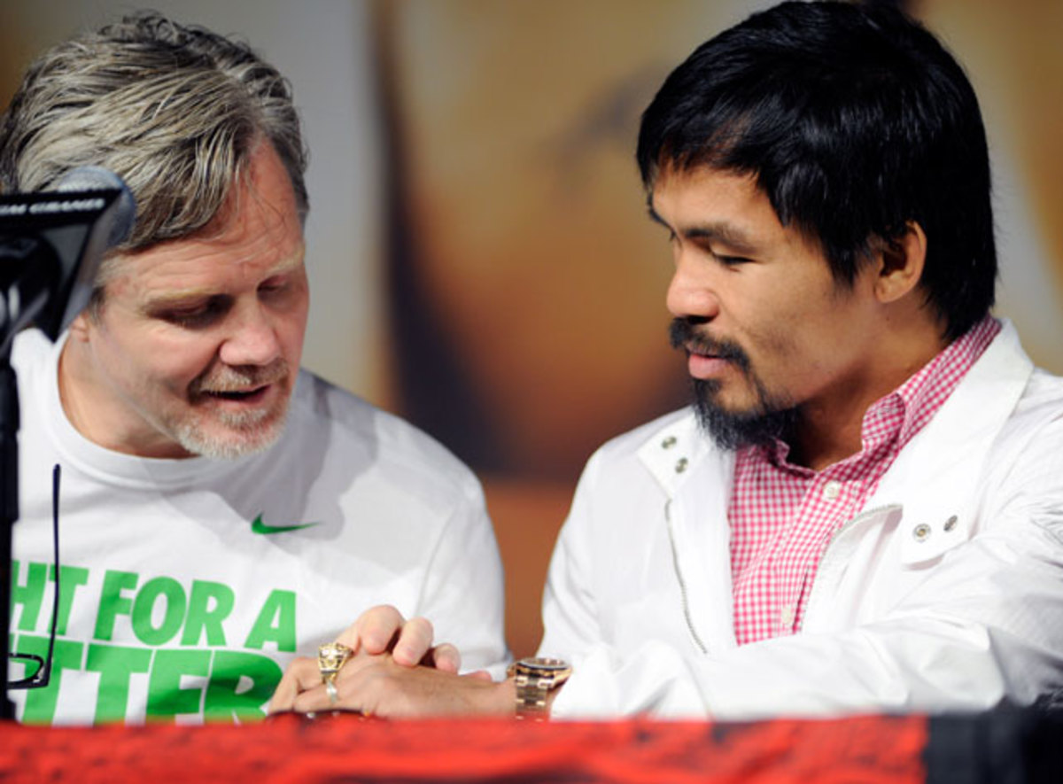 Freddie Roach and Manny Pacquiao