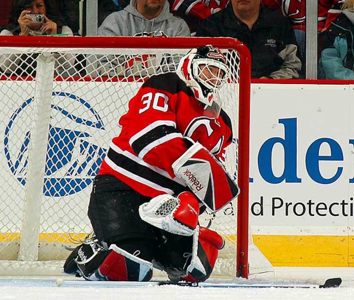 Brodeur goes down