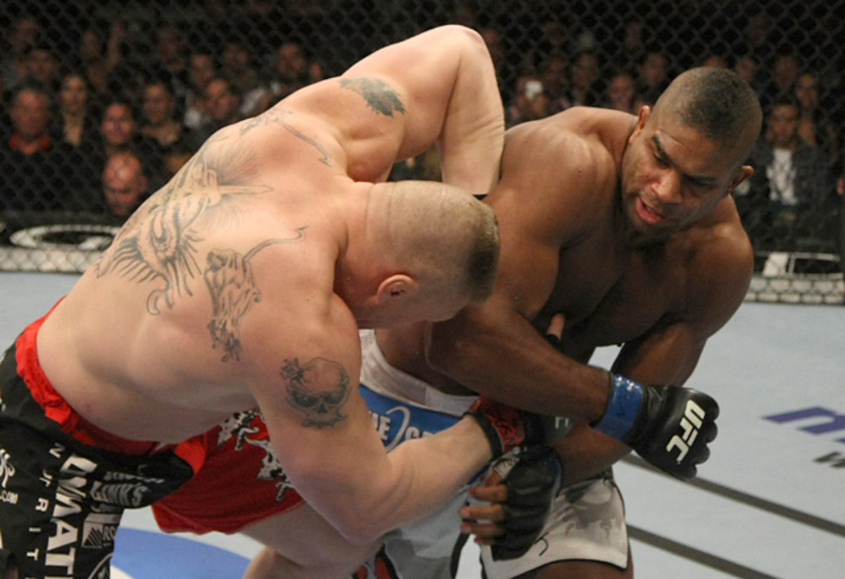Alistair Overeem and Brock Lesnar