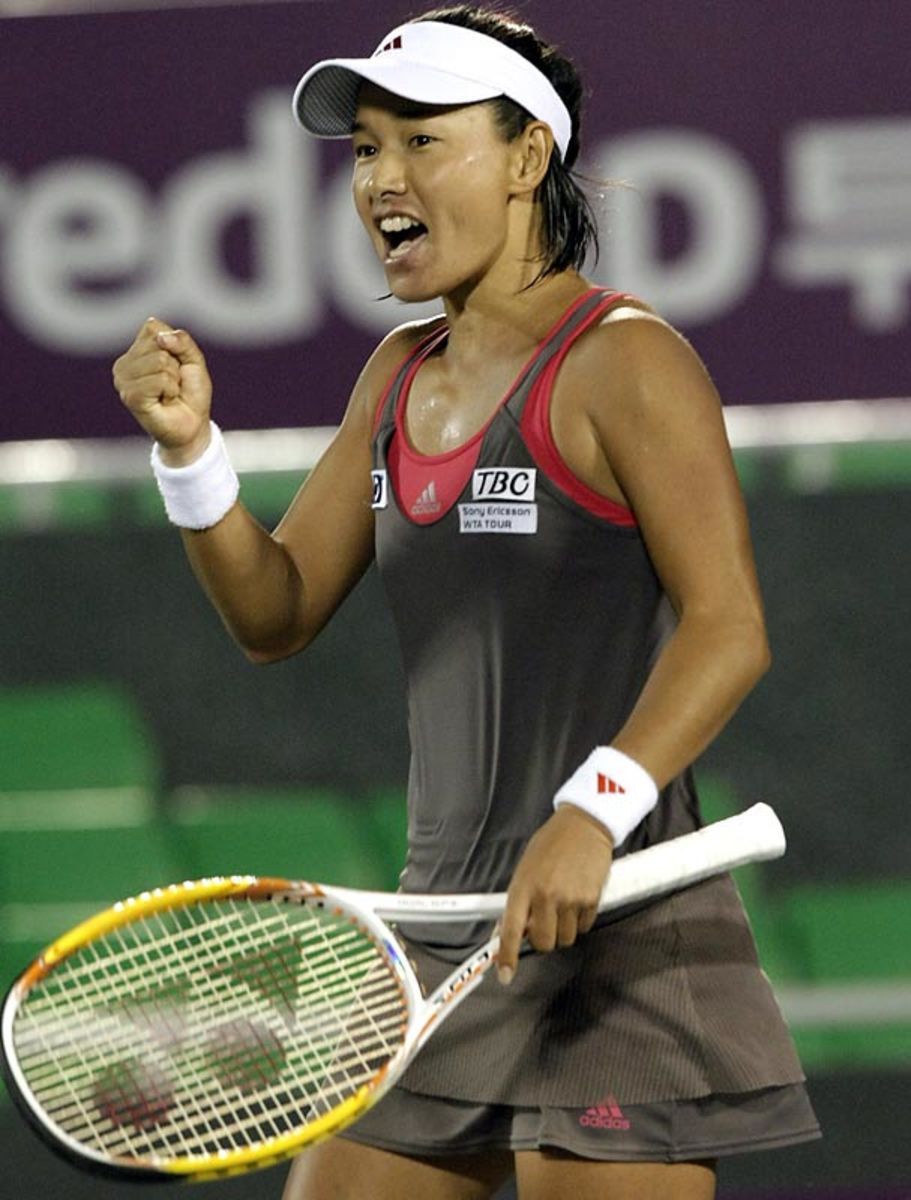 Kimiko Date Krumm (surprise victories in Korea Open)