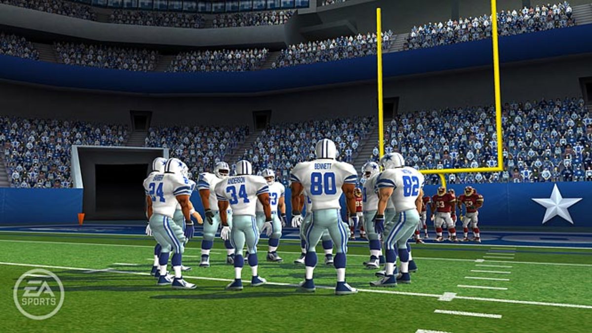 Cowboys huddle (Wii)