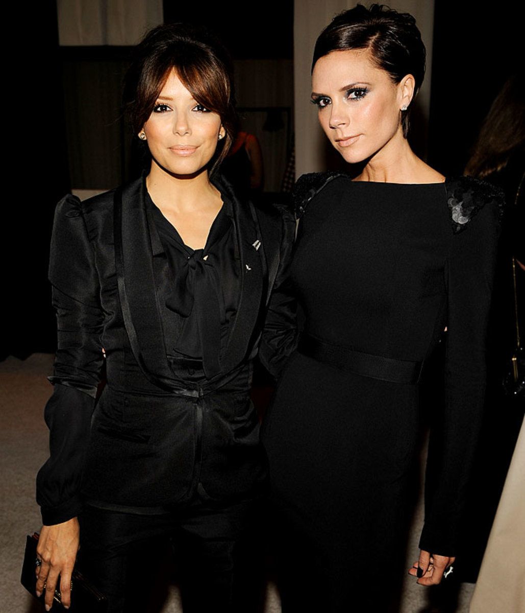 Eva Longoria-Parker and Victoria Beckham