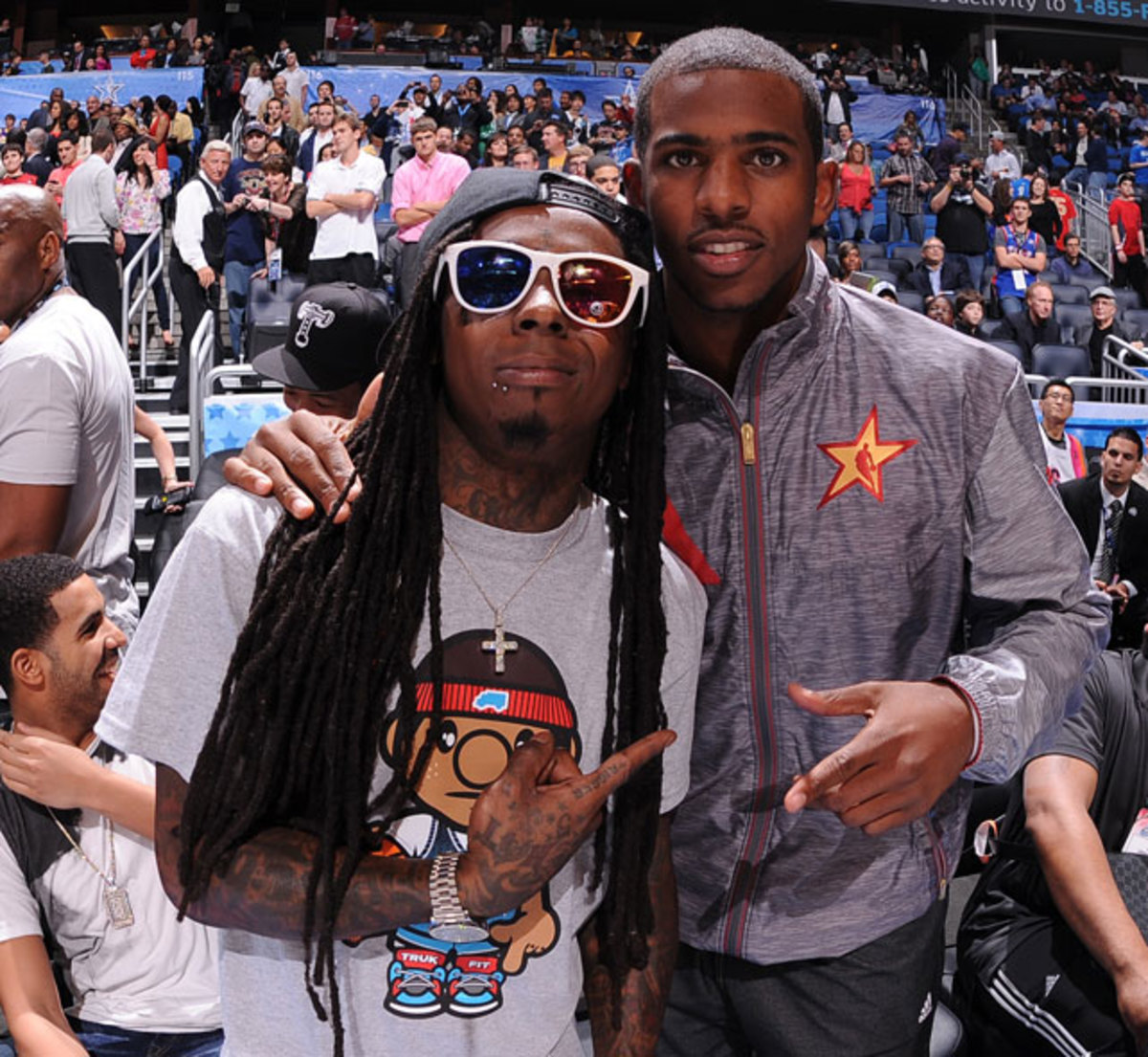  Chris Paul and Lil Wayne