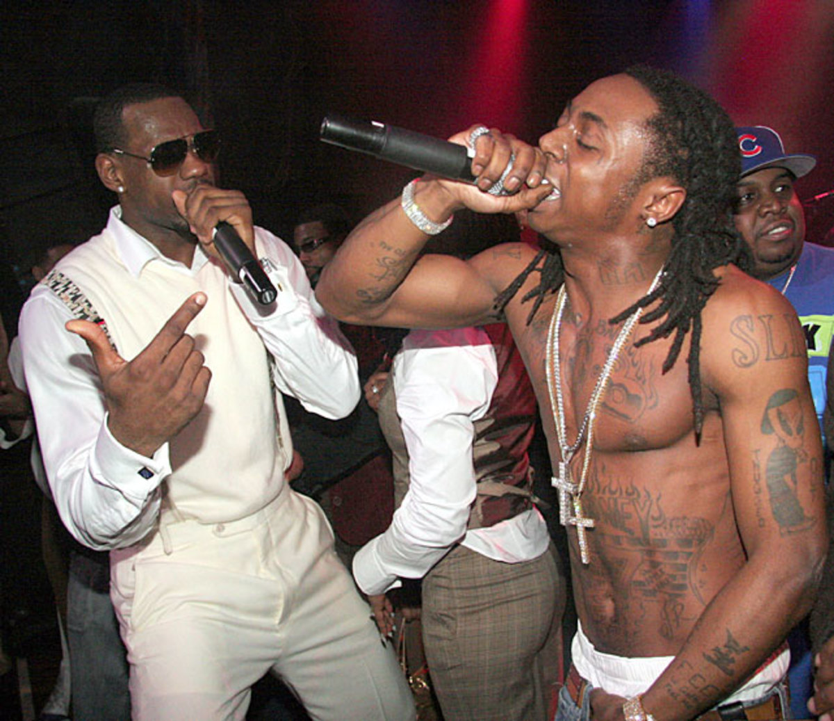  Lil Wayne and LeBron James