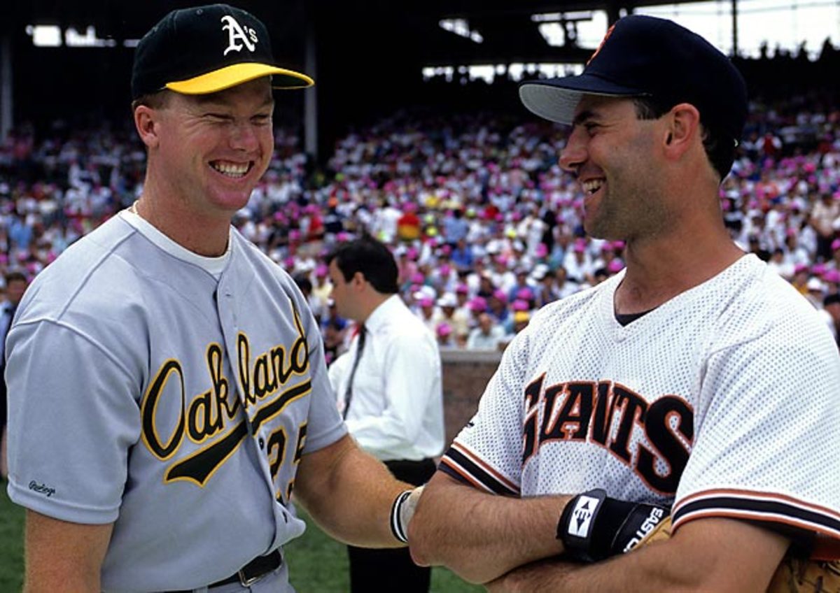 Mark McGwire and Will Clark 