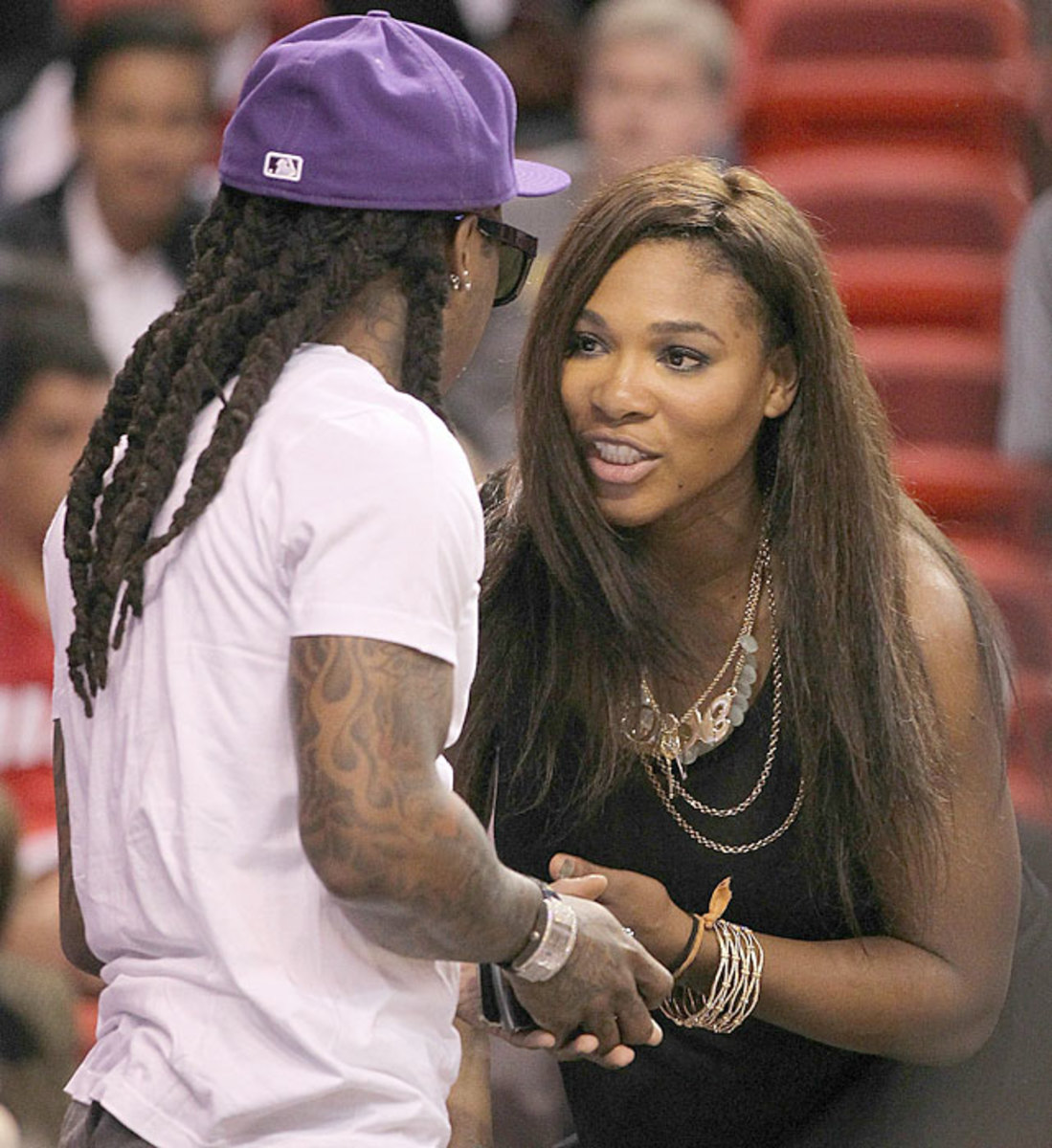 Lil Wayne and Serena Williams