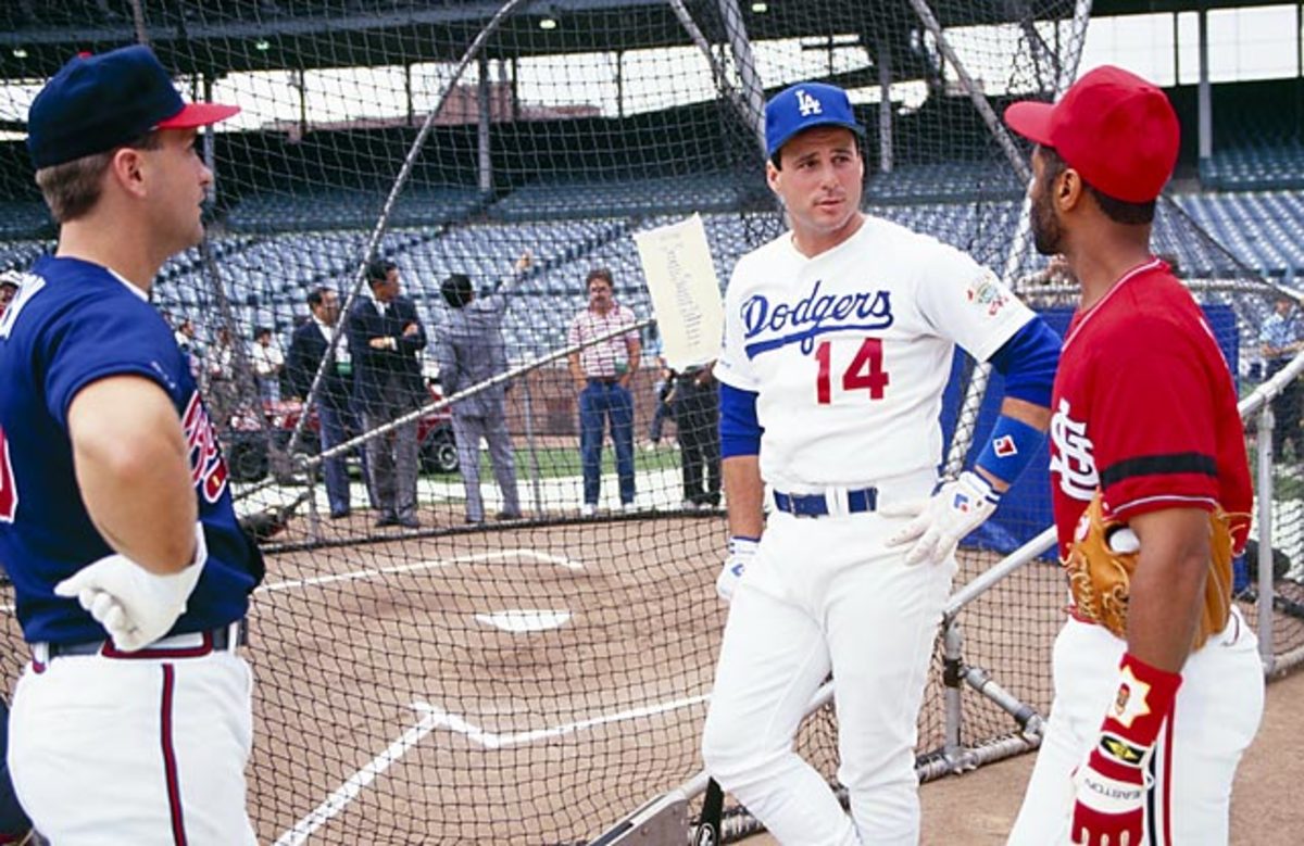 Mike Scioscia and Ozzie Smith 