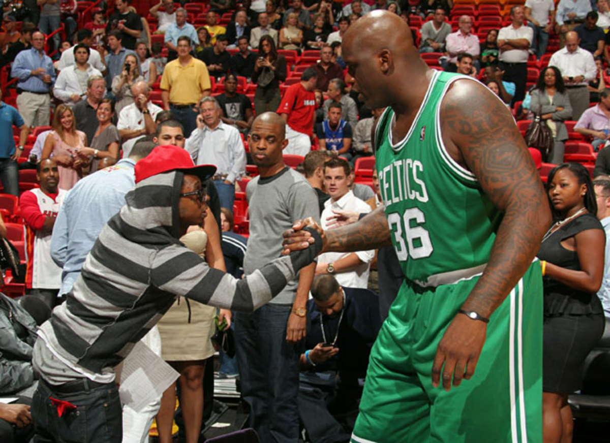 Shaquille O'Neal and Lil Wayne