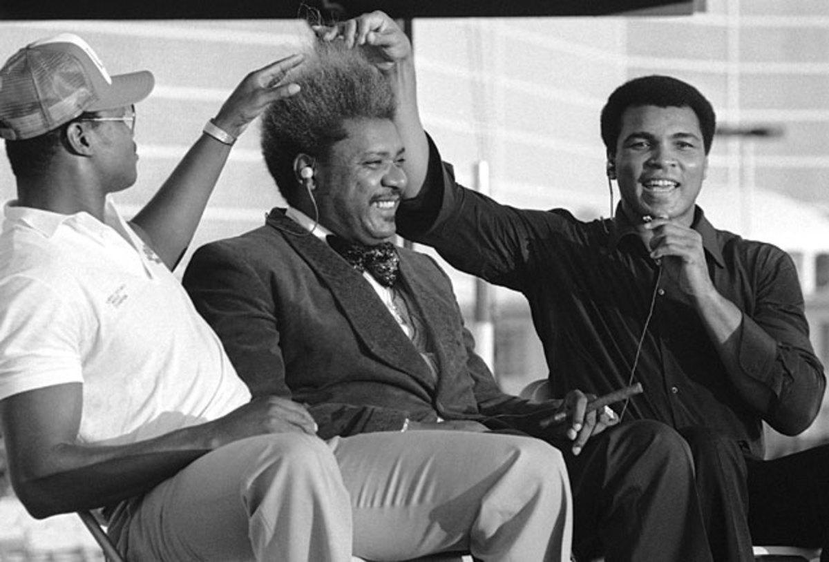 Larry Holmes, Don King and Muhammad Ali