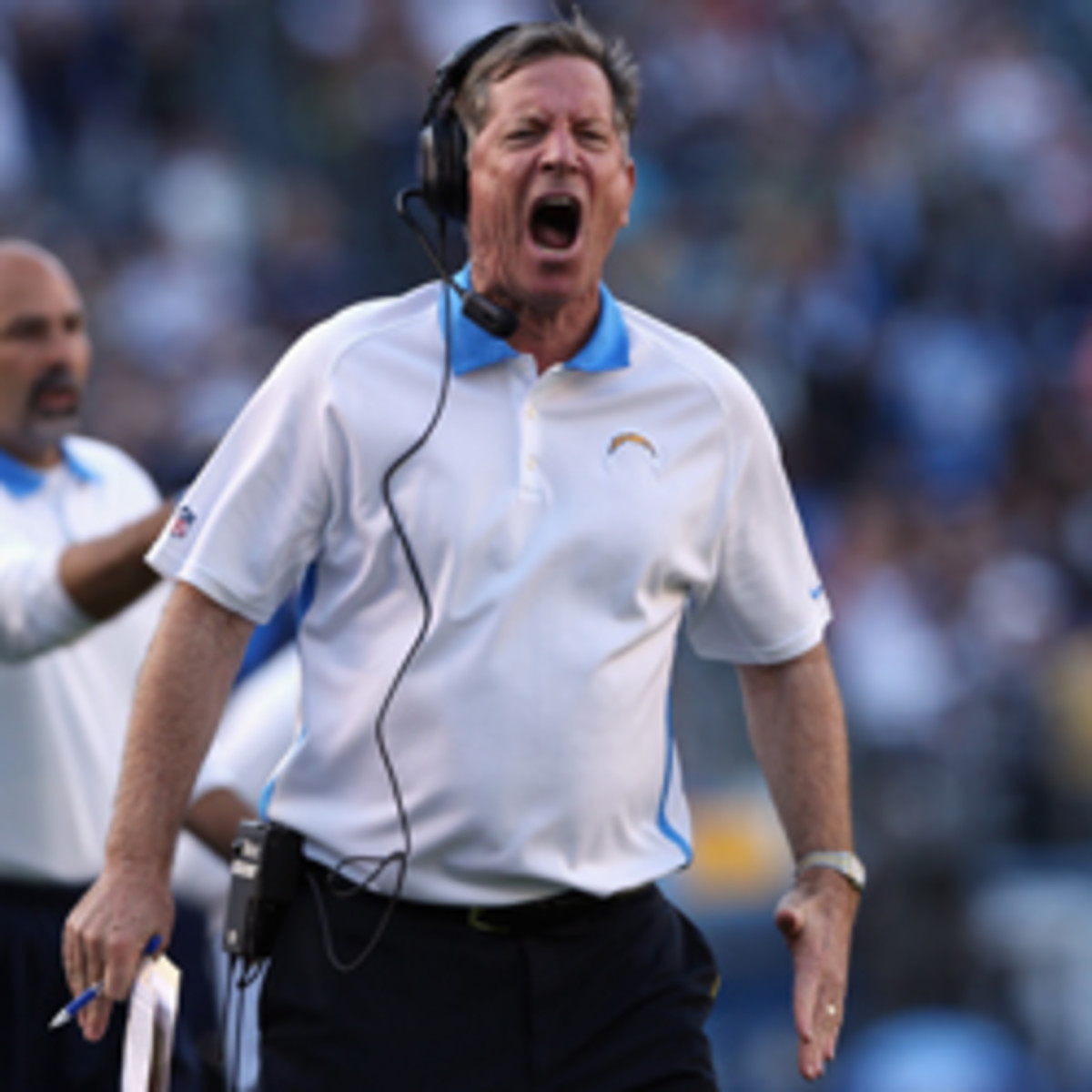 Norv Turner will be fired after the Chargers have missed the playoffs for three consecutive seasons. (Jeff Gross/Getty Images)