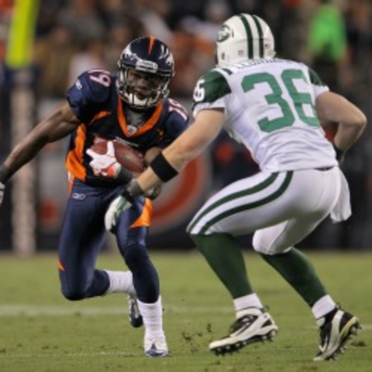 at Invesco Field at Mile High on November 17, 2011 in Denver, Colorado.