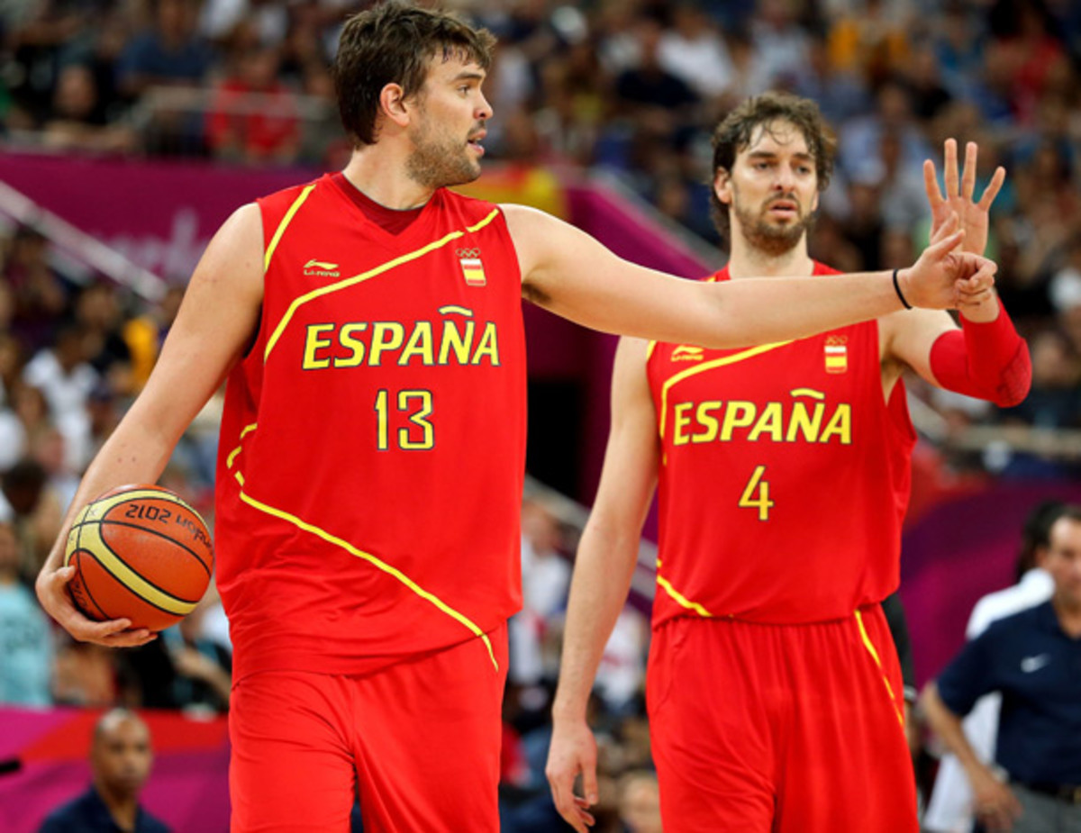 Marc and Pau Gasol at the 2012 Olympics. (Christian Petersen/Getty Images)