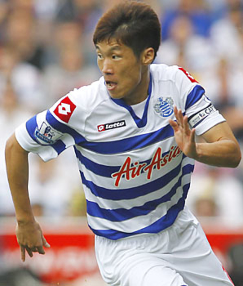 Park Ji-sung came to Queens Park Rangers from Manchester United this year.