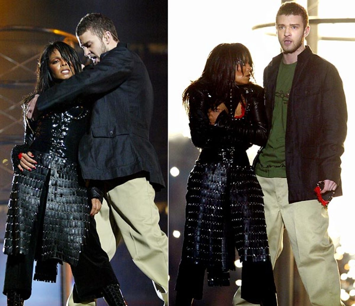Janet Jackson's 'wardrobe malfunction'