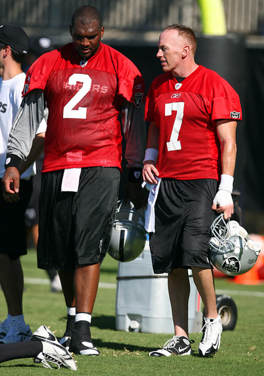 JaMarcus Russell and Jeff Garcia