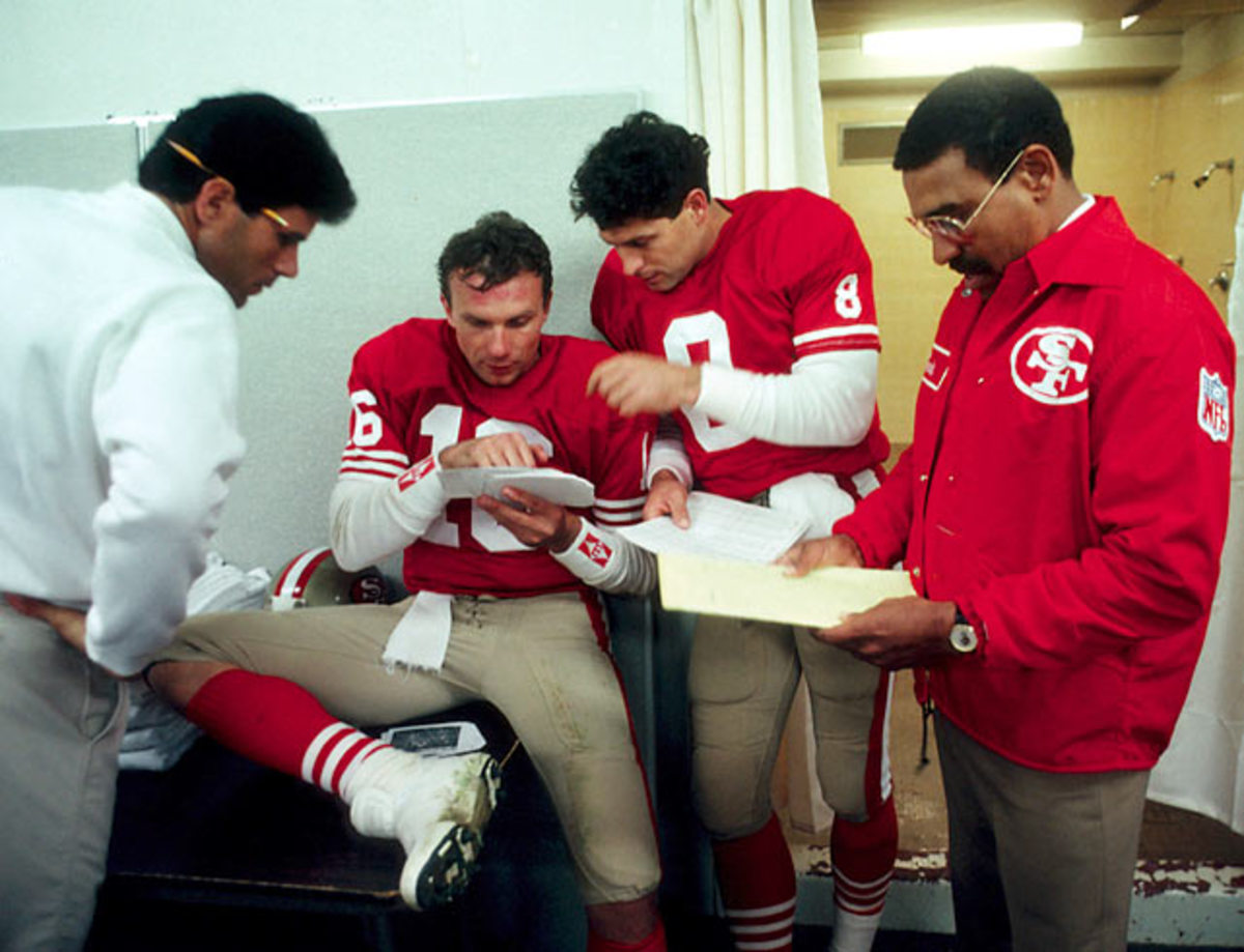 Joe Montana and Steve Young