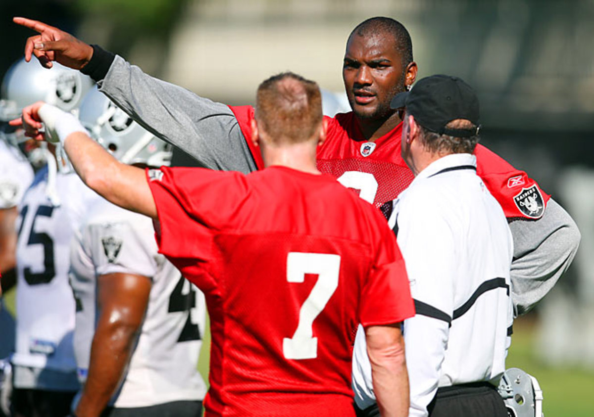 JaMarcus Russell and Jeff Garcia