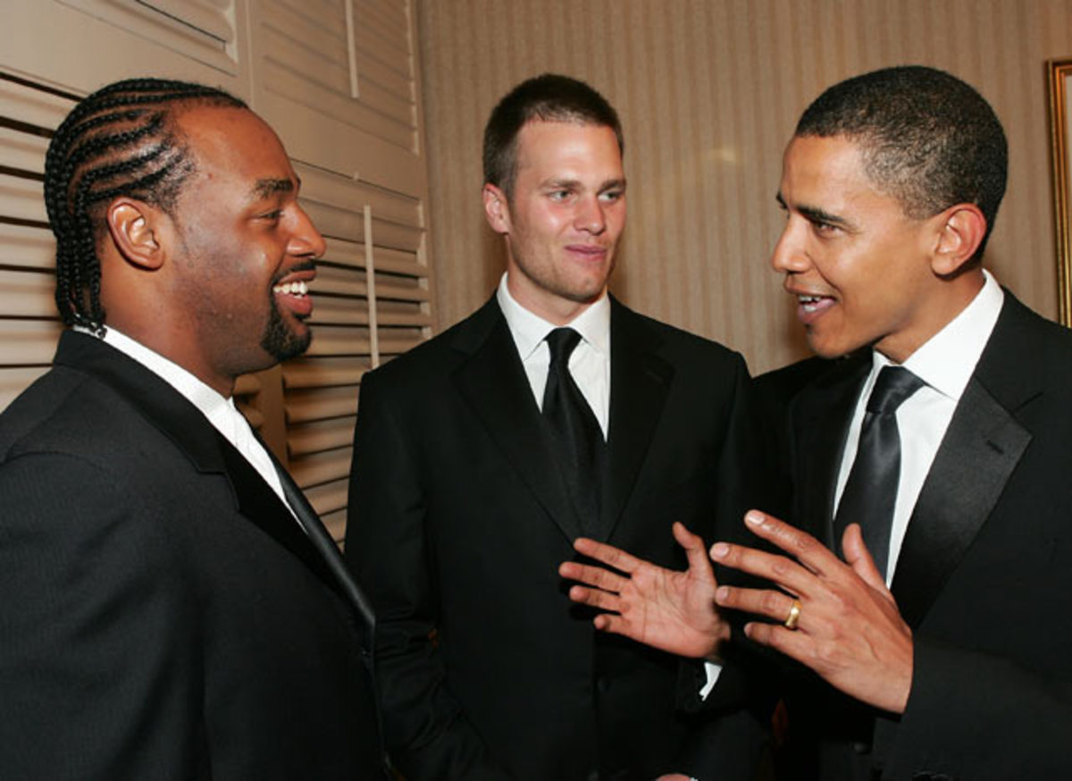  Donovan McNabb, Tom Brady and Barack Obama 