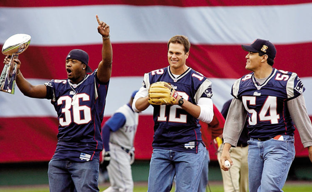 Lawyer Milloy, Tom Brady and Ted Bruschi