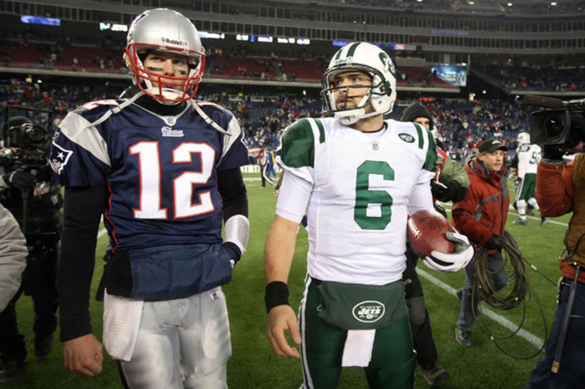 Tom Brady and Mark Sanchez