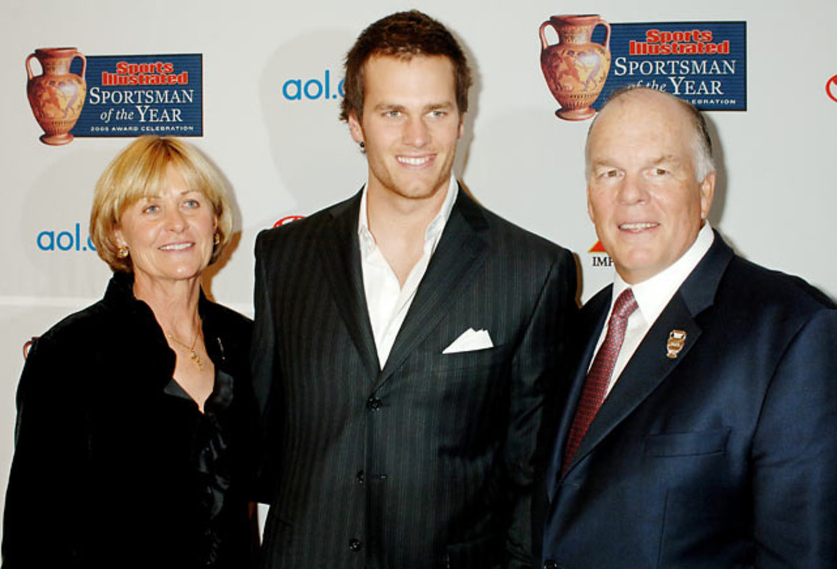 Galynn Brady, Tom Brady and Tom Brady Sr.