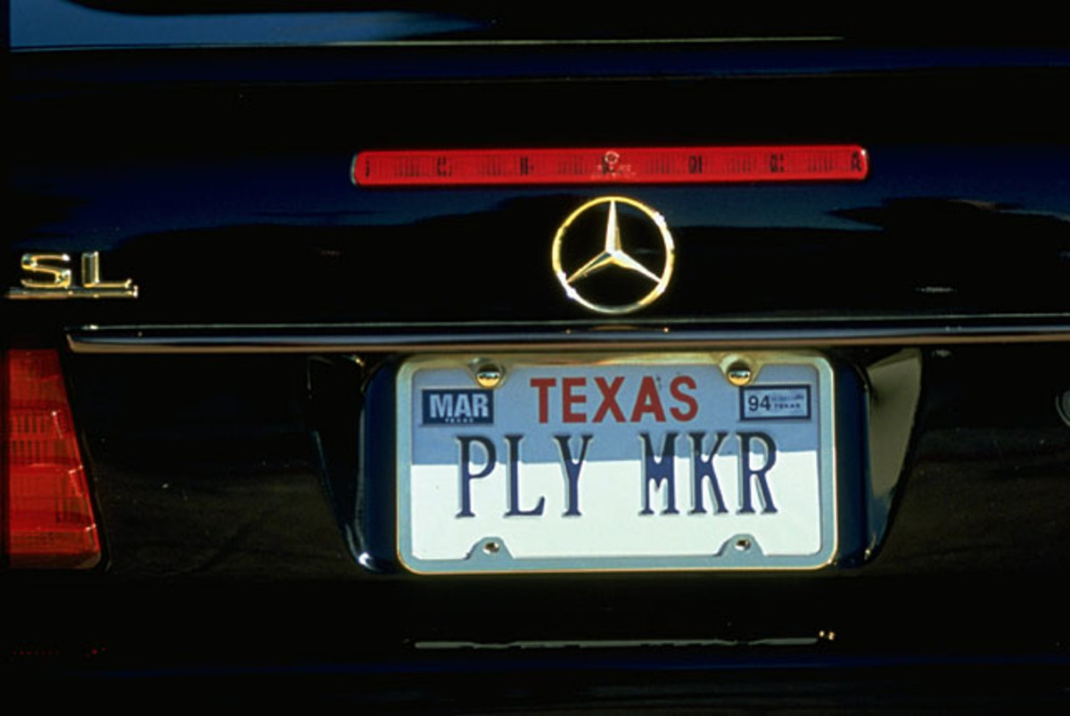 Texas 2012 License Plate Personalized Auto Car Custom VEHICLE OR MOPED 