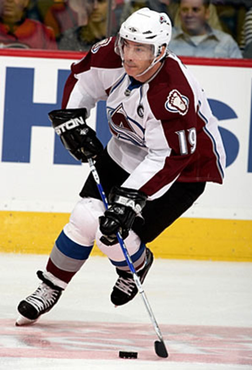 Joe Sakic is once again face of the Avalanche - The Boston Globe