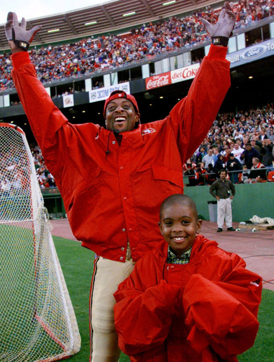 Jerry Rice and son