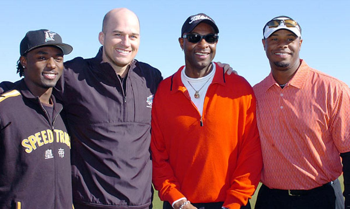 Jerry Rice, Santonio Holmes, Matt Hasselbeck and Ken Griffey Jr.