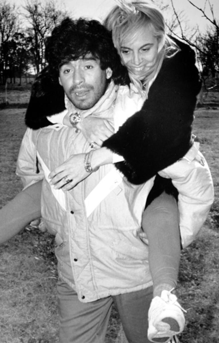 Diego and Claudia Maradona