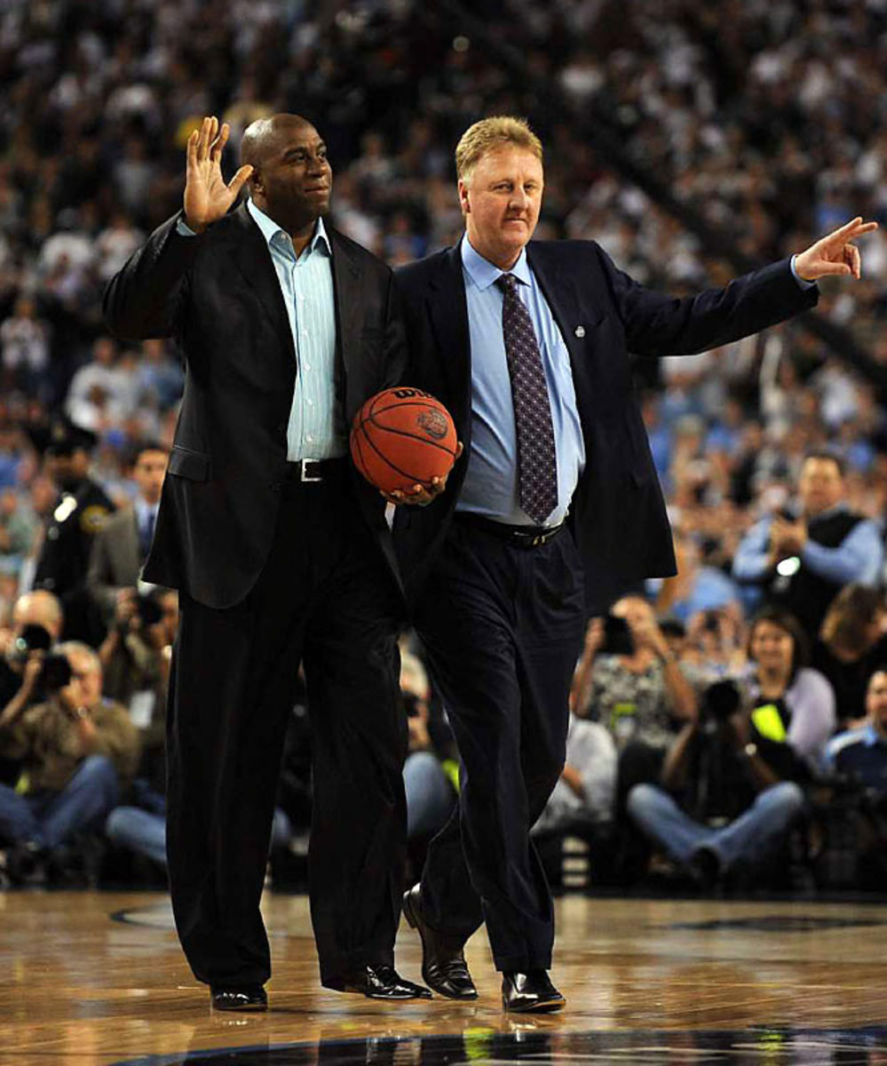 Magic Johnson and Larry Bird