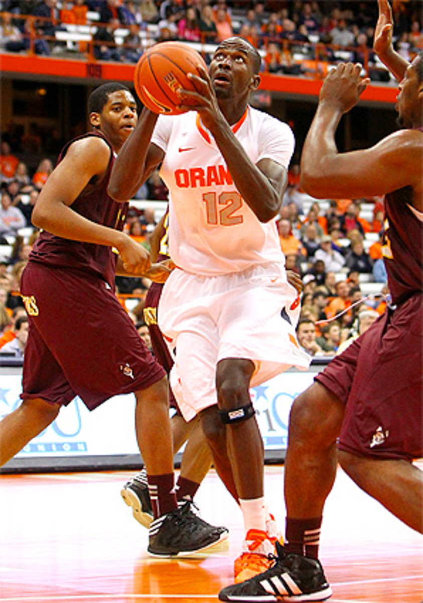 Baye Moussa Keita grew up playing soccer, but picked up basketball when he moved to the U.S. from Senegal.