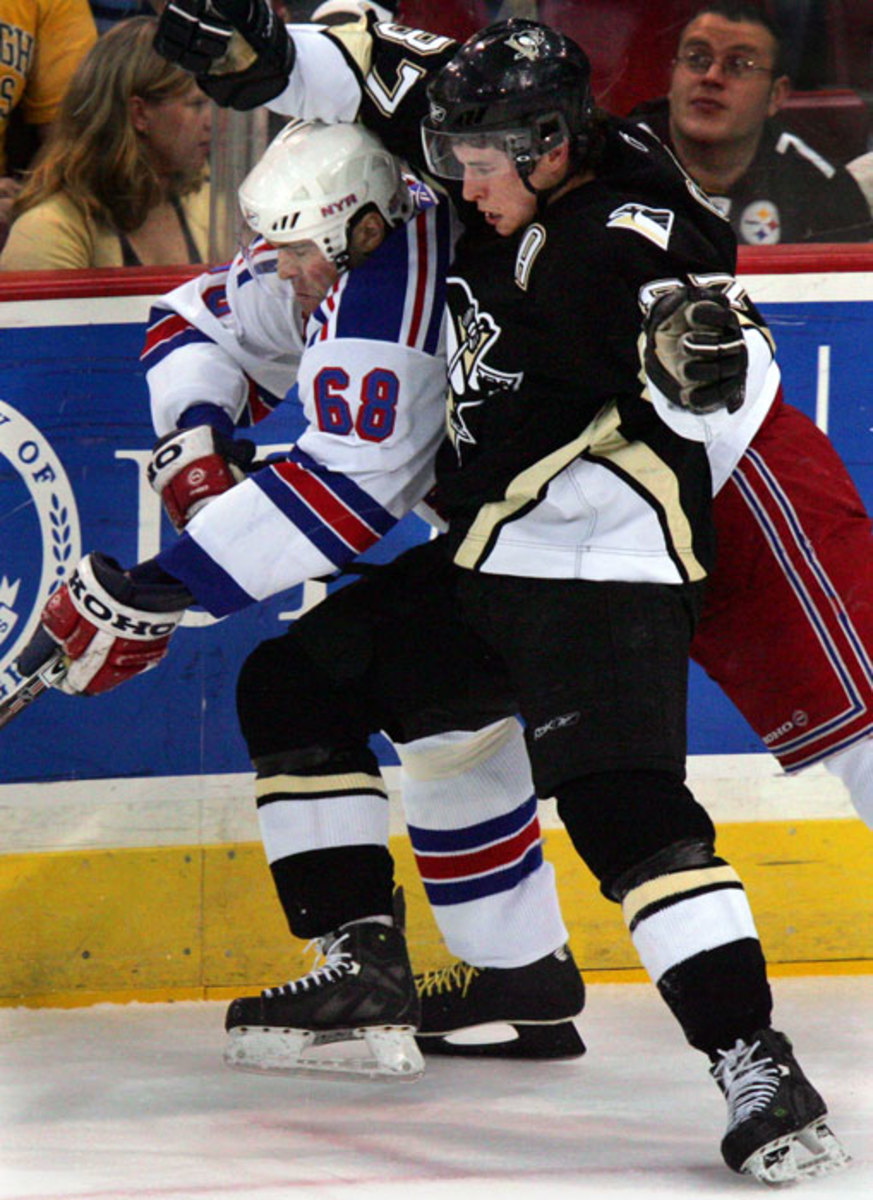 Sidney Crosby and Jaromir Jagr