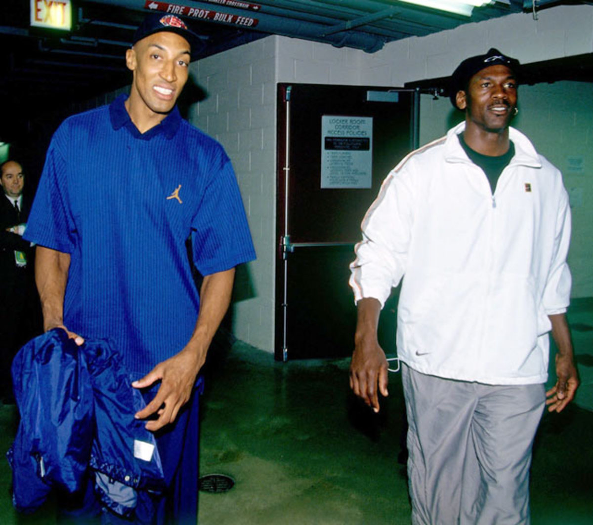 Scottie Pippen and Michael Jordan