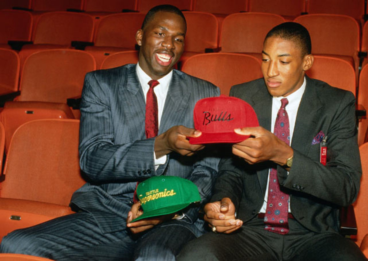 Scottie Pippen and Olden Polynice