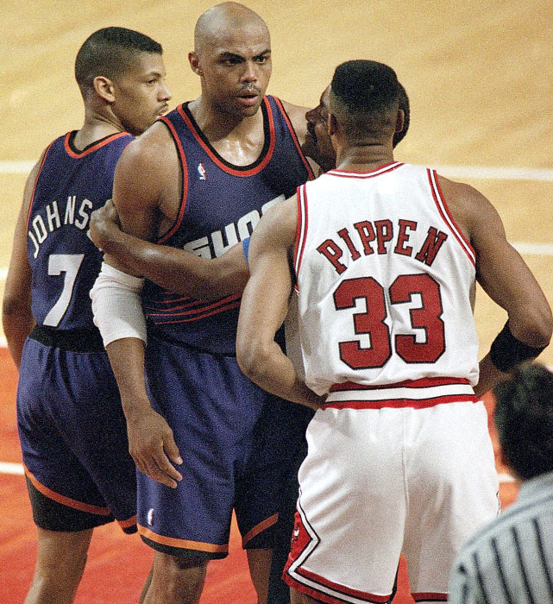 Scottie Pippen and Charles Barkley